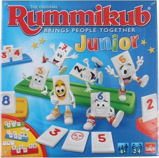 Afbeelding van het spel Rummikub junior blauw