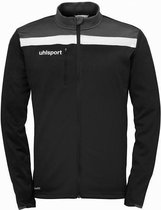 Uhlsport Offence 23 Poly Jacket Kind Zwart-Antraciet-Wit Maat 128