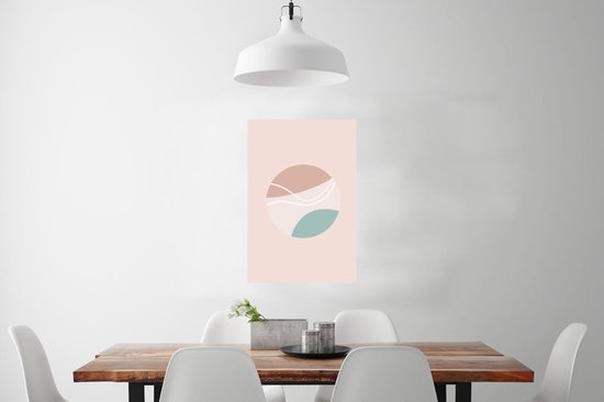Affiche d'été - Balle de tennis - Abstrait - 40x60 cm
