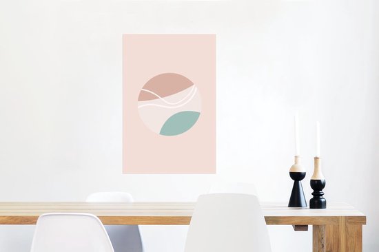 Affiche d'été - Balle de tennis - Abstrait - 40x60 cm