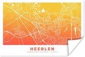 Affiche Plan de la ville - Heerlen - Nederland - 90x60 cm