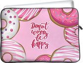 iPad Mini 6 Hoes (2021) - Tablet Sleeve - Donut Worry - Designed by Cazy