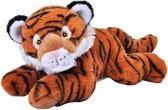 knuffel tijger Ecokins junior 30 cm pluche oranje