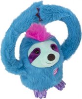 knuffelluiaard rollend junior 25 cm pluche blauw