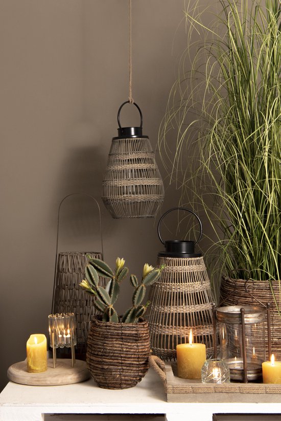 Photophore | Ø 9 * 9 cm | Transparent | Verre | Clayre & Eef | 6GL2447