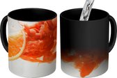 Magische Mok - Foto op Warmte Mok - Sinaasappel laat een oranje spoor achter - 350 ML