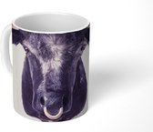 Mok - Een stier met een ring - 350 ML - Beker