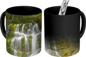 Magische Mok - Foto op Warmte Mok - Waterval in het Nationaal park Forillon in Canada - 350 ML