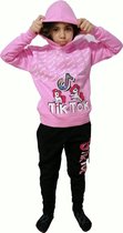 TikTok - unicorn kleding-onesie-pyjama-kostuum-trainingspak-jogging meisjes | ROZE | maat 4 JAAR
