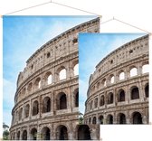 De bogen van het imposante Colosseum in Rome - Foto op Textielposter - 90 x 120 cm