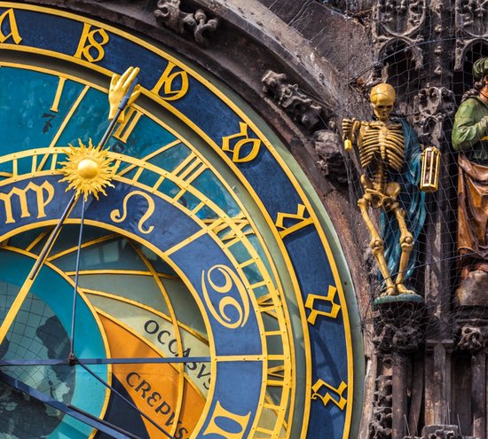 Détail de l' Klok astronomique de Prague , - Papier peint photo (en orbites) - 250 x 260 cm