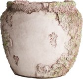 - planter cement ø16x14cm - antique grey - 16x14x