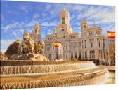 Fontein van de godin van de vruchtbaarheid in Madrid,  - Foto op Canvas - 45 x 30 cm