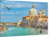 Santa Maria della Salute en het Canal Grande in Venetië - Foto op Canvas - 60 x 40 cm