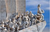 Detail van Padrão dos Descobrimentos in Lissabon - Foto op Forex - 60 x 40 cm