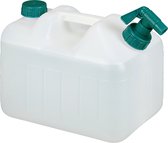 Relaxdays jerrycan met kraan - water jerrycan voor camping - watertank voor drinkwater - 10 Liter