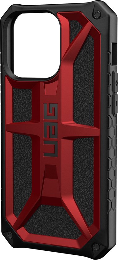 Urban Armor Gear Monarch coque de protection pour téléphones portables 15,5 cm (6.1") Housse Noir, Rouge