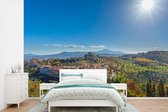 Behang - Fotobehang Toscane - Italië - Zon - Breedte 330 cm x hoogte 220 cm