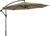 UHP Parasol met voet aan zijkant - taupe