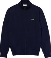 Lacoste Zip through sweater - navy blue
