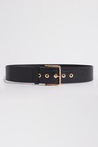 WE Fashion Dames riem met slangenstructuur