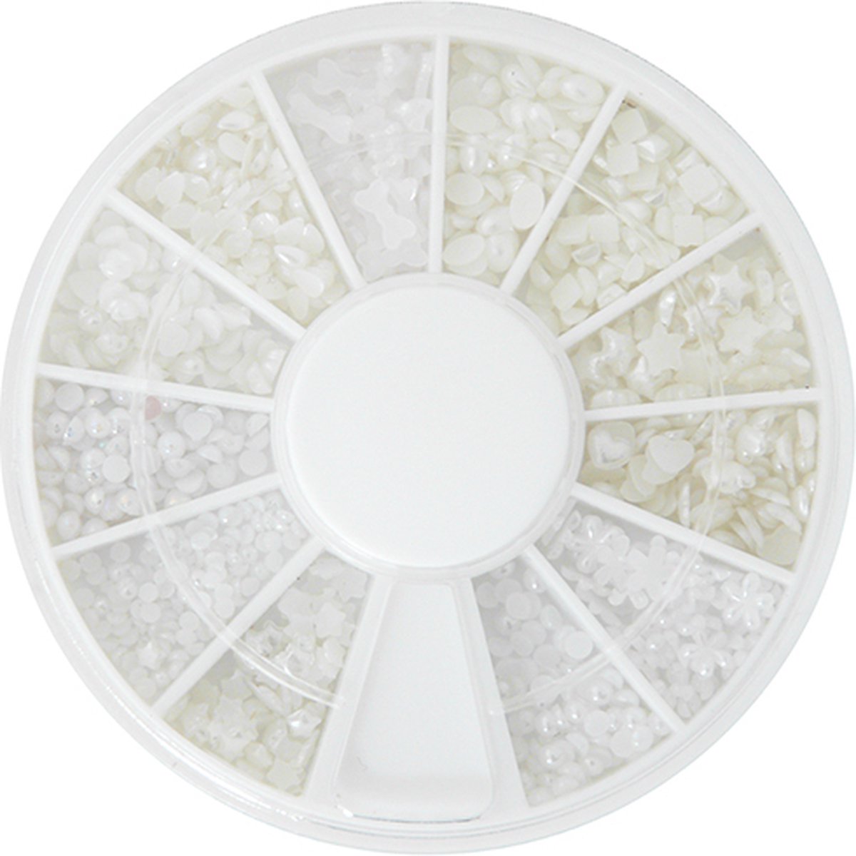 Goedkoopste Carrousel nagel parels voor o.a. bruidsnagels.