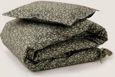 Dekbedovertrekset ledikant 100x140/40x45 - Floral moss