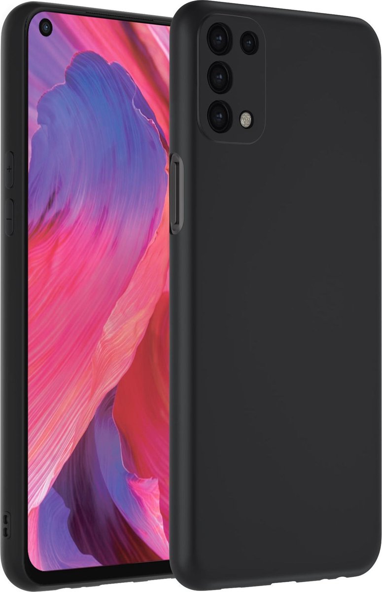 Zwart hoesje voor de Oppo A54 5G & Oppo A74 5G - TPU Backcover