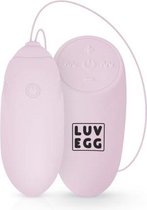 LUV EGG Vibrerend ei - Vibratie eitje met afstandsbediening (draadloos) - Koppeltoy - Roze