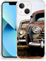 Mobiel Case geschikt voor iPhone 13 mini Telefoon Hoesje met doorzichtige rand Vintage Auto