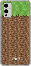6F hoesje - geschikt voor OnePlus 9 -  Transparant TPU Case - Minecraft - Grass #ffffff