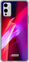 6F hoesje - geschikt voor OnePlus 9 -  Transparant TPU Case - Light Show #ffffff