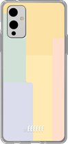6F hoesje - geschikt voor OnePlus 9 -  Transparant TPU Case - Springtime Palette #ffffff