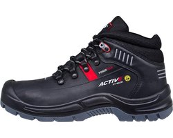 HKS Active 275 S3 chaussures de travail - chaussures de sécurité - hommes - hautes - embout en acier - antidérapant - ESD - pointure 45