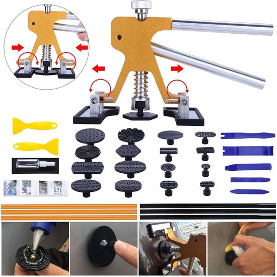 Manelord Dent Repair Tool PaintFree Dent Puller Set, Dent Repair Kit
