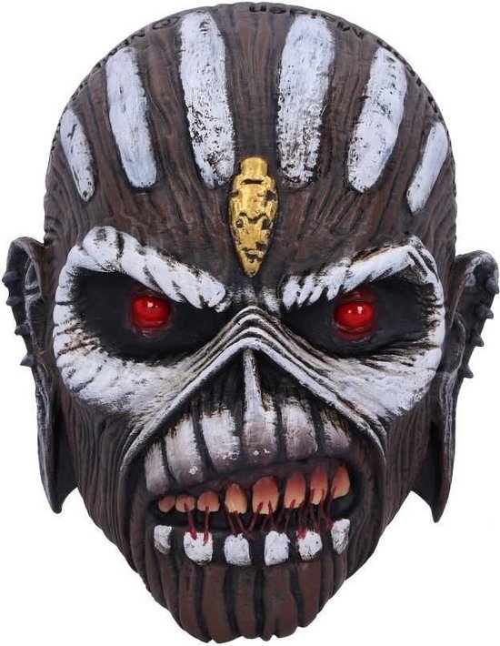 Adorno Música 11.5 Cm Busto Iron Maiden 'The Book Of Souls' - Figura Coleccionable Oficial De Resina, 11.5 Cm, Nemesis Now Figura Resina Pintada A Mano