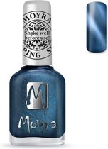 Moyra Stamping nail polish - Cat Eye SP33 Magnetic Blue