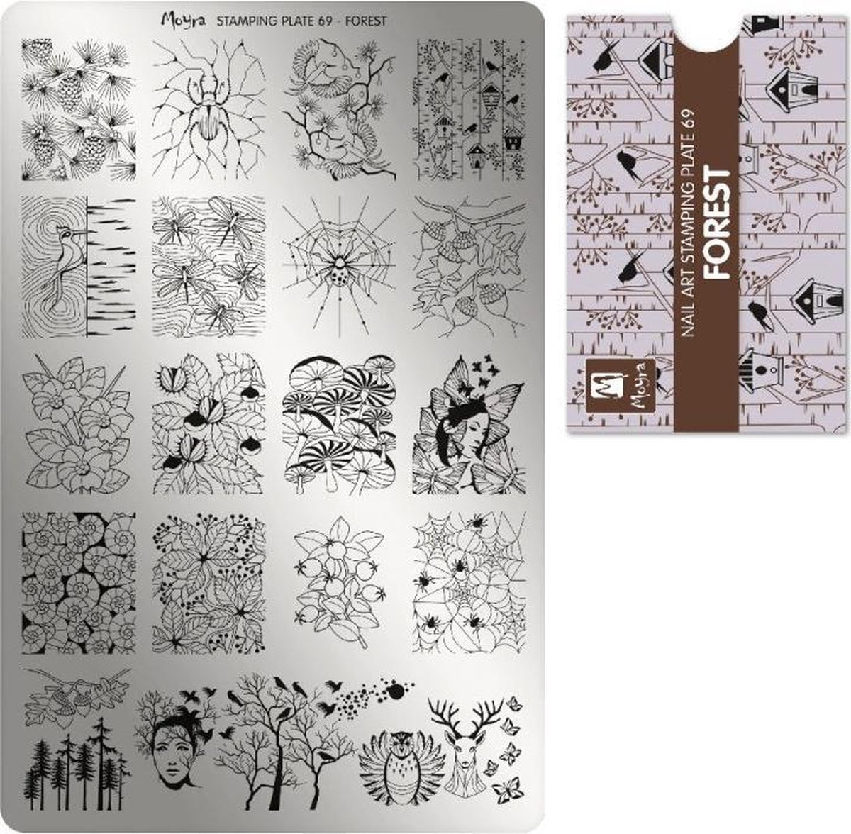 Goedkoopste Moyra Stamping Plate 69 Forest
