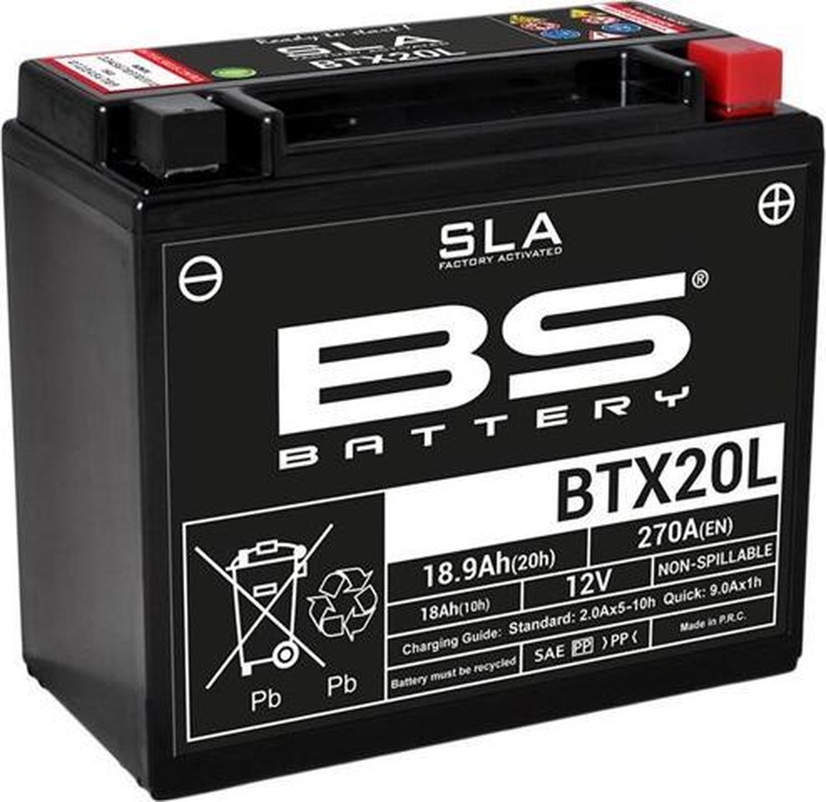 Bs Battery Btx20L-Bs / Ytx20L-Bs Accu