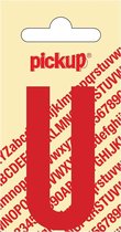 Pickup plakletter Nobel 60 mm rood U - 31022060U