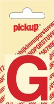 Pickup plakletter Helvetica 40 mm - rood G