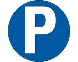 Pickup bord rond diameter 30 cm - Parkeren P