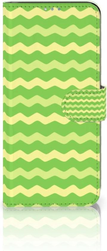 Portefeuille OPPO Reno4 Z Housse pour Green Waves