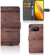 Leuk Case Xiaomi Poco X3 | Poco X3 Pro Hoesje Old Wood
