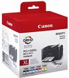 Canon Multipack de cartouches d'encre noire/cyan/magenta/jaune haut rendement PGI-1500XL