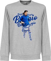 Roberto Baggio Italië Script Sweater - Grijs - XL