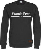 Kwaaie Peer Sweater Zwart | Maat M