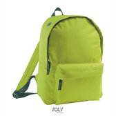 Rugtas Apple Green - Rugzak - 16 liter - Backpack - Voorzak met ritssluiting - Verstelbaar en versterkte schouderriemen