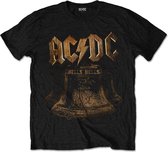 AC/DC Heren Tshirt -XL- Brass Bells Zwart