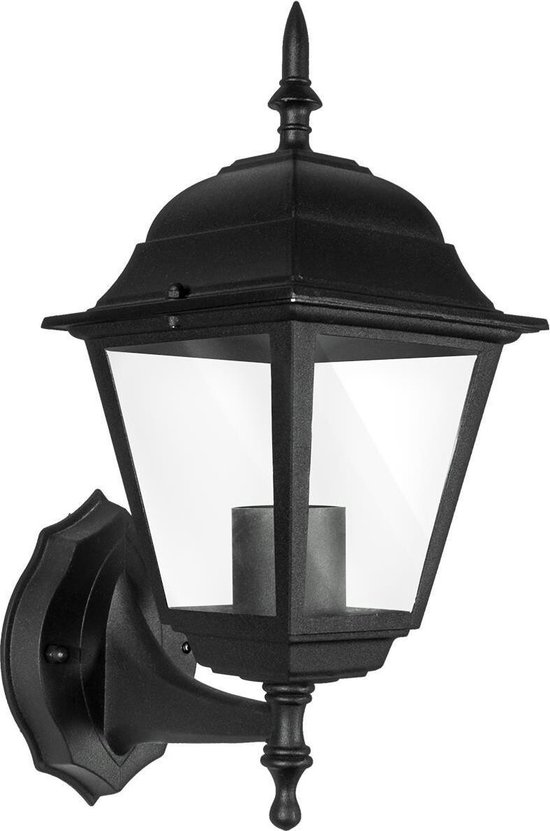 Voor type Temmen Volwassenheid LED Tuinverlichting - Buitenlamp Nostalgisch - Aigi Nuosty Up - E27 Fitting  - Mat... | bol.com